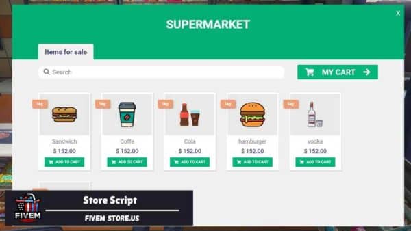 Attractive FiveM Store Script