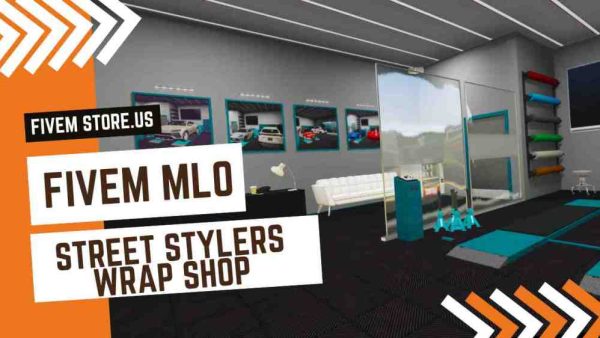 Perfect FiveM Street Stylers Wrap Shop MLO