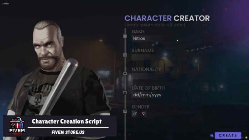 Perfect FiveM Character Creation Script