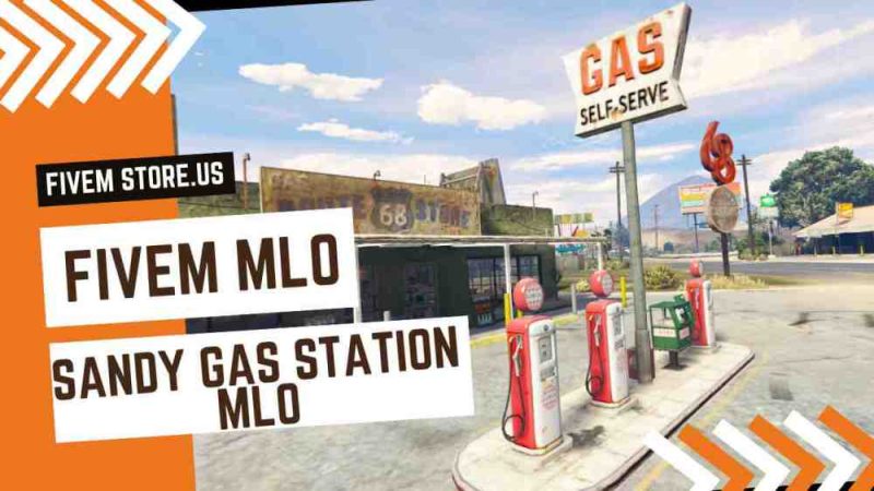 Beautiful FiveM Sandy Gas Station MLO