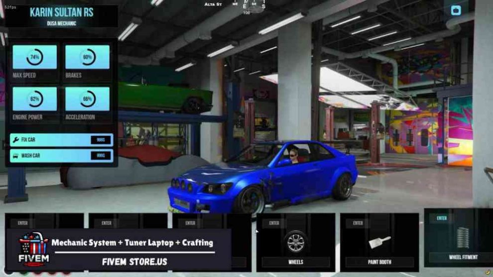FiveM Mechanic Tuning Script