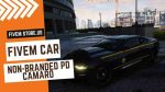 stunning FiveM Non Branded PD Camaro