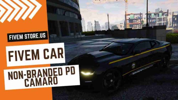 stunning FiveM Non Branded PD Camaro