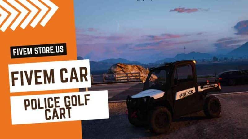 Perfect FiveM Police Golf Cart