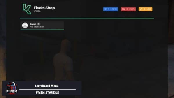 Attractive FiveM Score Board Menu