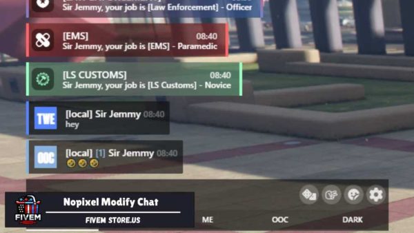 stunning FiveM Chat Theme