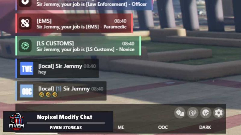 stunning FiveM Chat Theme
