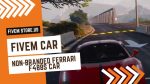 Lovely FiveM Non Branded Ferrari F488s Car