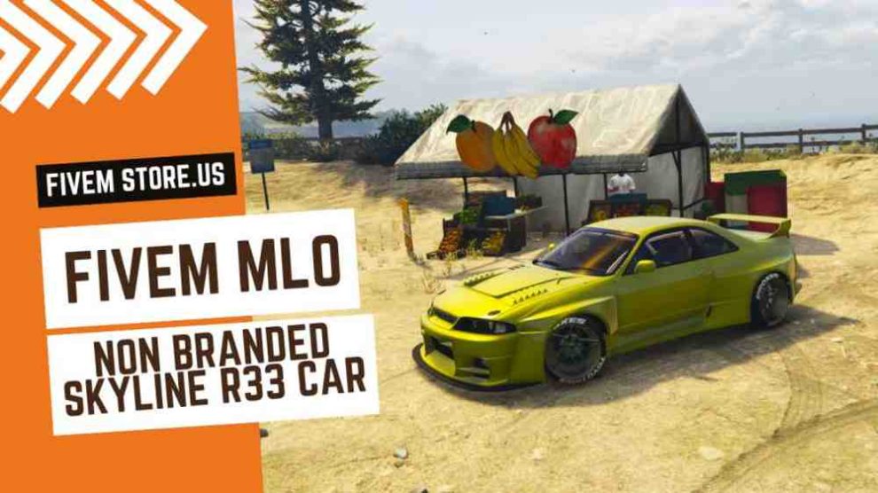Fivem Car R33 FiveM Non Branded Skyline R33 Car