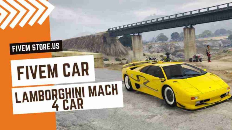 Beautiful FiveM Lamborghini Mach 4 Car