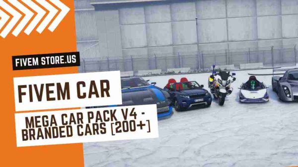 Best FiveM Mega Car Pack V4 Branded Cars 200