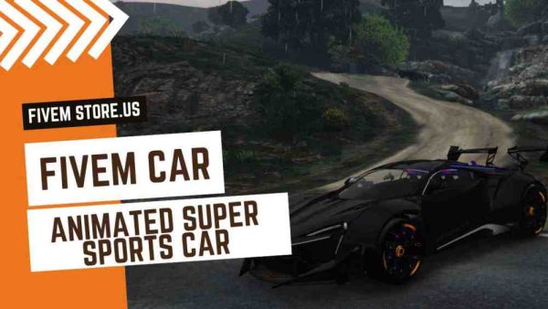 Unique FiveM Animated Super Sports Car