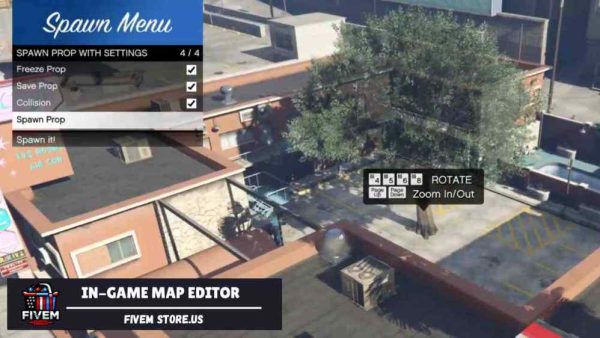 Beautiful FiveM INGame Map Editor