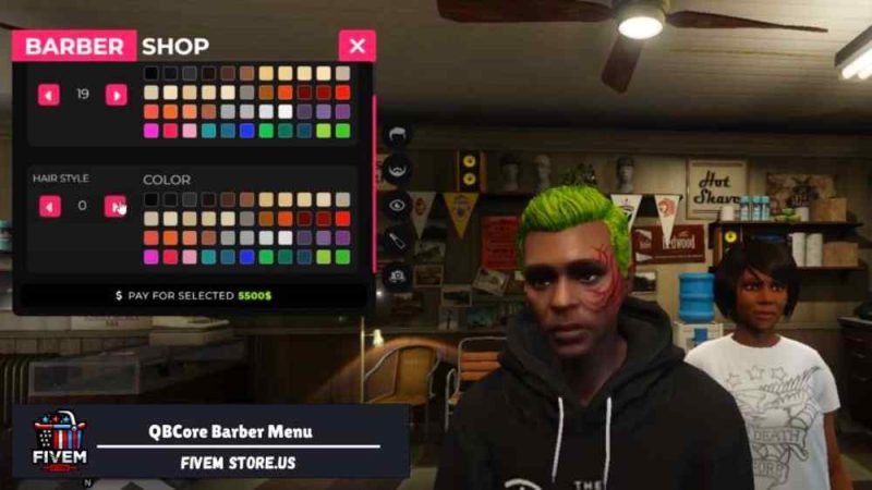 Grateful FiveM Barber Menu