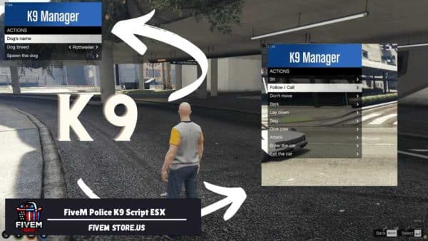 FiveM Police K9 Script ESX