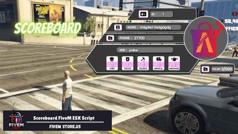 Scoreboard FiveM ESX Script