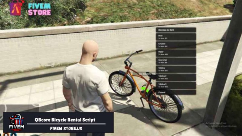 FiveM QBcore Bicycle Rental Script