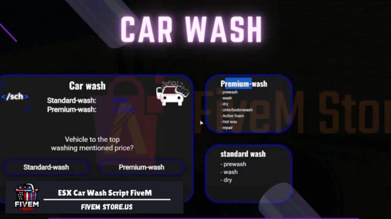 ESX Car Wash Script FiveM