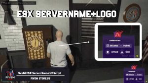 FiveM ESX Server Name UI Script