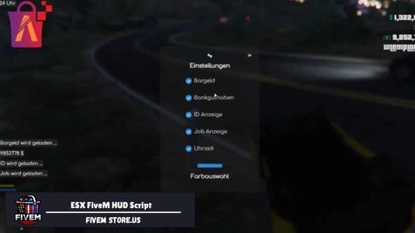 ESX FiveM HUD Script