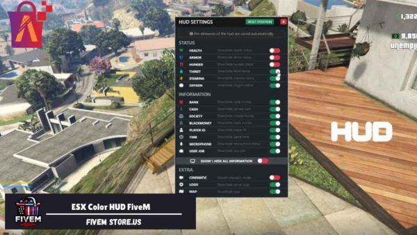 ESX Color HUD FiveM