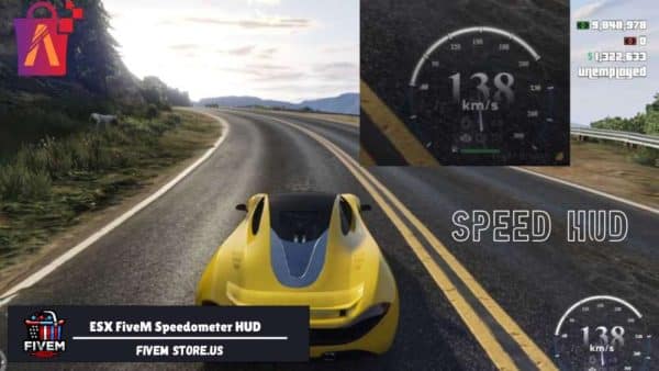 ESX FiveM Speedometer HUD