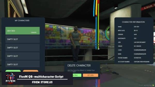 FiveM QB-multicharacter Script