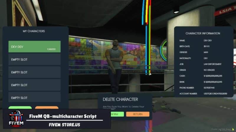 FiveM QB-multicharacter Script
