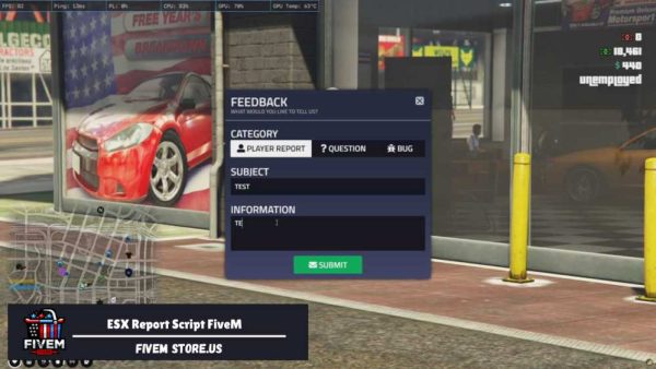 ESX Report Script FiveM