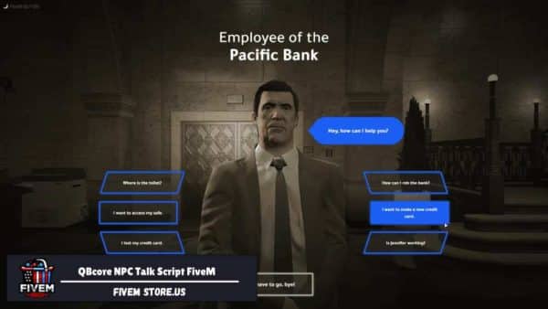 QBcore NPC Talk Script FiveM