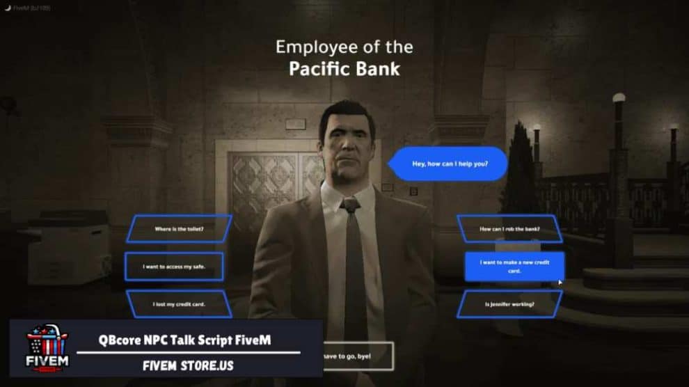 QBcore NPC Talk Script FiveM