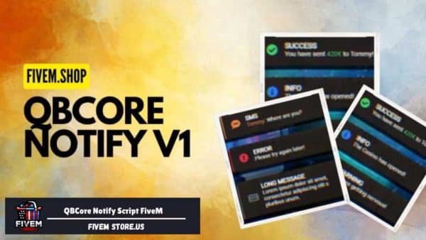 QBCore Notify Script FiveM