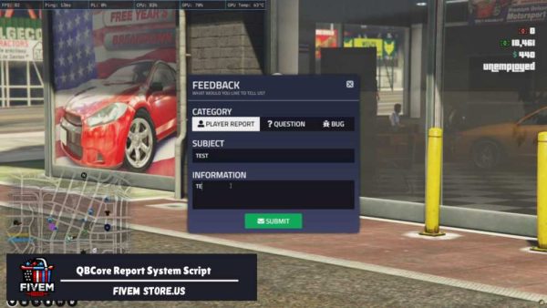 QBCore Report System Script