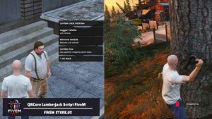 QBCore Lumberjack Script FiveM