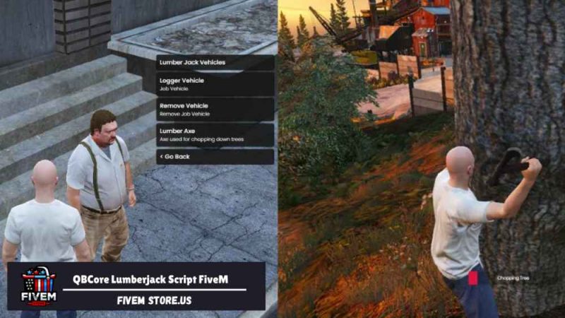 QBCore Lumberjack Script FiveM