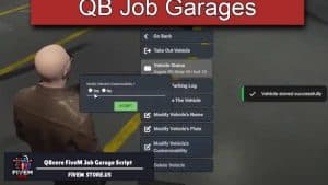 QBcore FiveM Job Garage Script