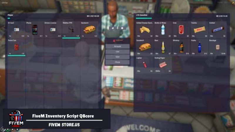 FiveM Inventory Script QBcore
