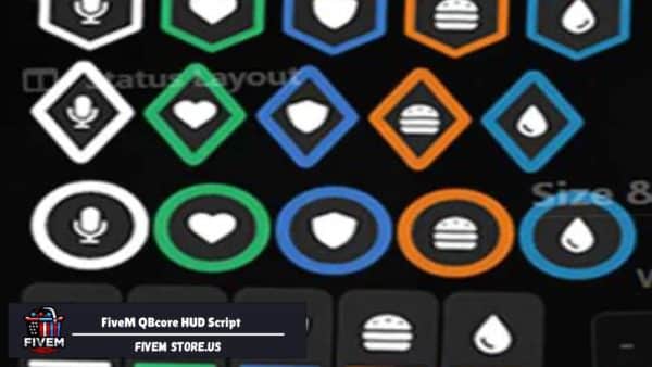 FiveM QBcore HUD Script
