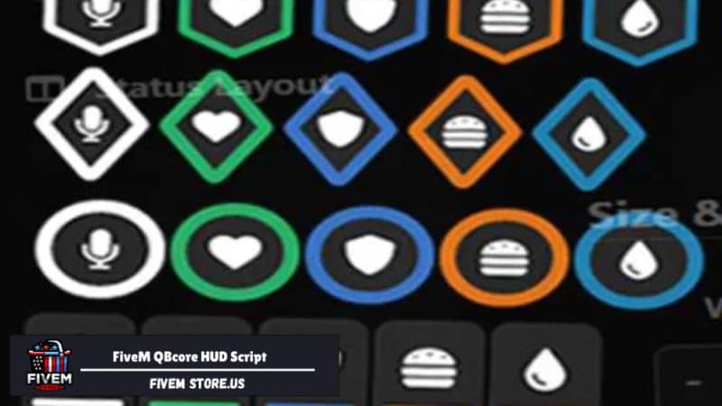FiveM QBcore HUD Script