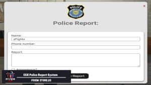 ESX Police Report System FiveM