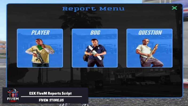 ESX FiveM Reports Script